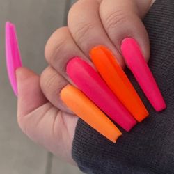 Extra Long coffin press on nails