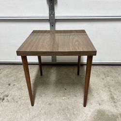 Mid-Century Modern Walnut Side Table