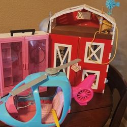 Lots Barbie Accessories 4 Total
