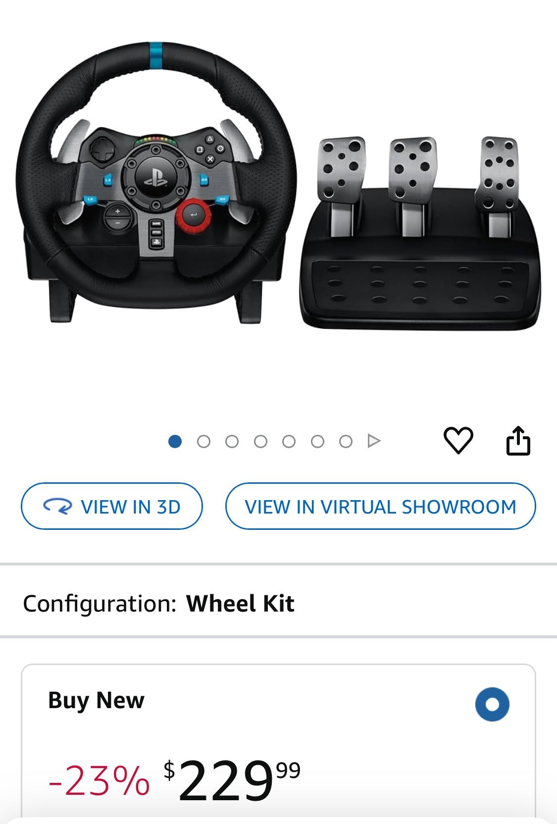 G29 Steering Wheel N Pedals For PS3 ,4 And 5 And Pr