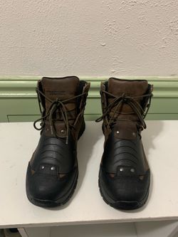 RED WING Steal Toe Boots Size 8.5