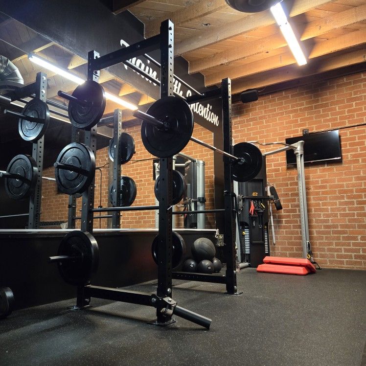 New Vesta Pr1000 Squat Rack Gym Equipment Fitness Excercise FREE