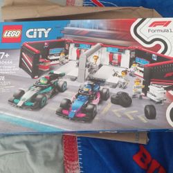 LEGO City F1 Garage & Mercedes-AMG & Alpine Cars Toy - Model Race Car Building Toy and Portable Playset for Kids, Boys and Girls, Ages 7+ - F1 Collect