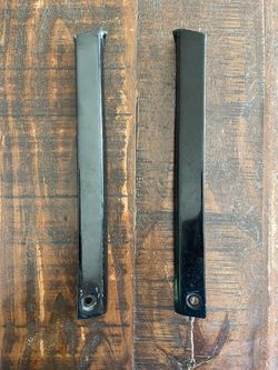 Rare OEM MK1 1983–84 VW Rabbit GTI Front Air Dam / Spoiler Brackets – Used Pair