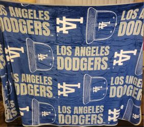 Los Angeles Dodgers MLB Ultra Soft Tailgate Blanket 50×70 in.