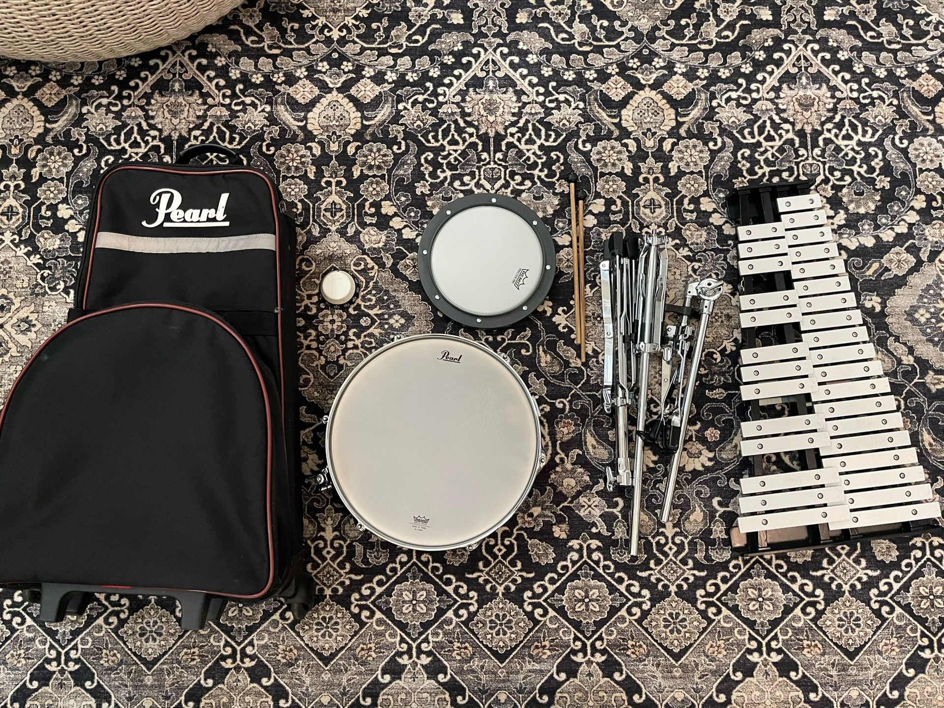 Like New Pearl Beginner Percussion Set