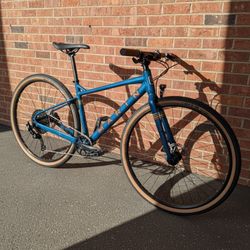 NEW 2025 AMALL MARIN DSX 9 SPEED BLUE FLAT BAR ADVENTURE GRAVEL ROAD BIKE