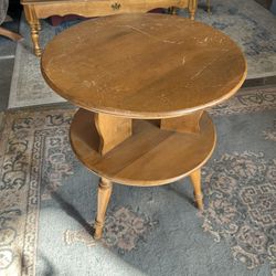 Vintage Small Round Table 