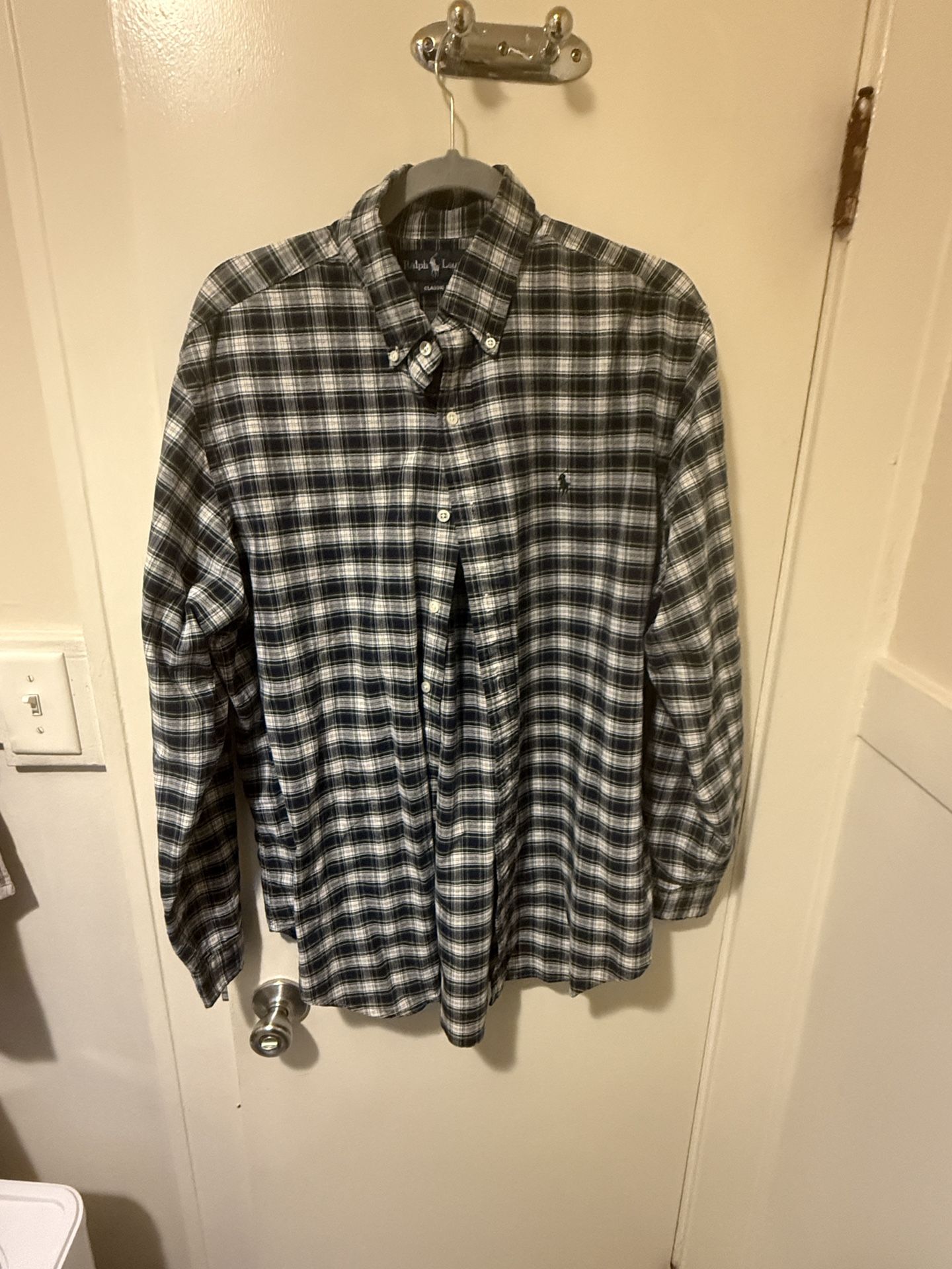 Ralph Lauren Men’s Long Sleeve Button Down Shirt Size L