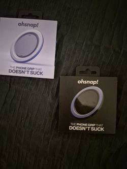 2 NEW OhSnap Snap Grip MagSafe Phone Grips - Sealed - iPhone & Android