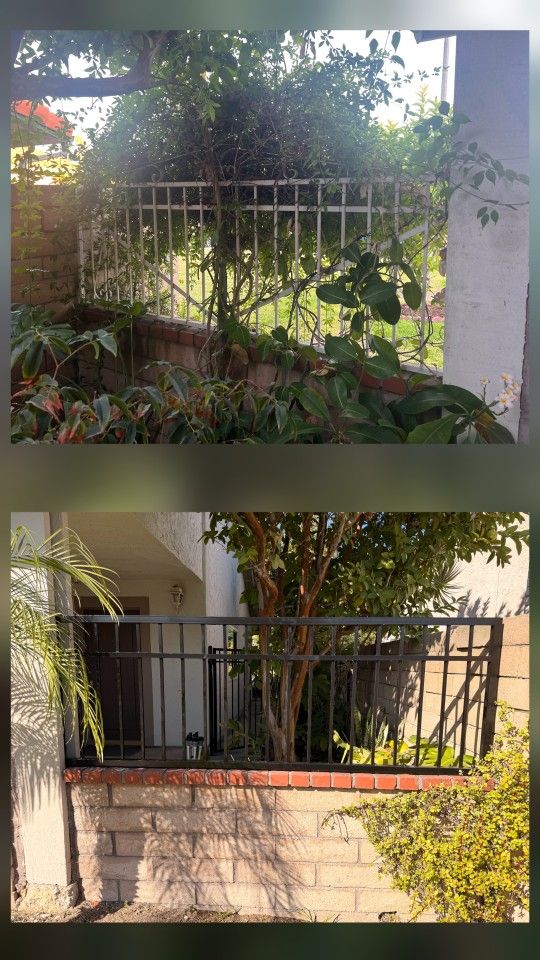 Metal Rod Iron Fence Metal Gate Custom Gate Metal Railing Handle Bar Interior Railing Exterior Railing Sliding Gate Full Privacy Semi Privacy