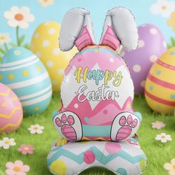 Easter Egg Giant Standing Foil Balloon 58 Inch