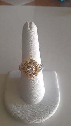 Sunflower Ring Size 8