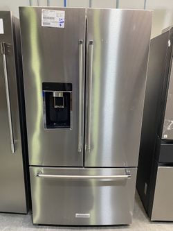 KitchenAid KRFC704FPS 23.8 cu. ft. French Door Refrigerator in PrintShield Stainless Steel, Counter Depth MSRP$4099