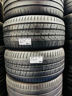 💰 Best deals are ca$h in person 2 USED TIRES 275/35ZR21 PIRELLI P-ZERO R01 MAX PERFORMANCE ALL SEASON SUMMER 275 35 21