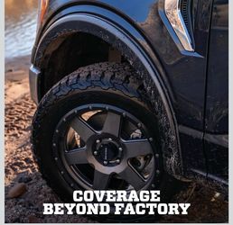 Husky Liners Fender Flares OE Style | Fits Ford F-150 | Black -