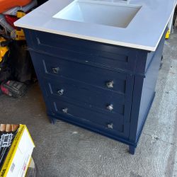 Vanity Sink In Oak, Cliff