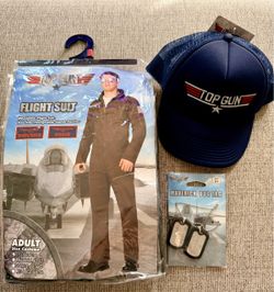 Halloween Teen Top Gun Flight Suit  Set