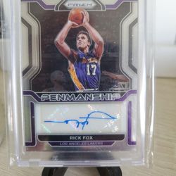 Lakers Rick Fox Certified Autograph Card