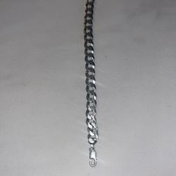 Monaco Cuban Bracelet 925 Silver 
