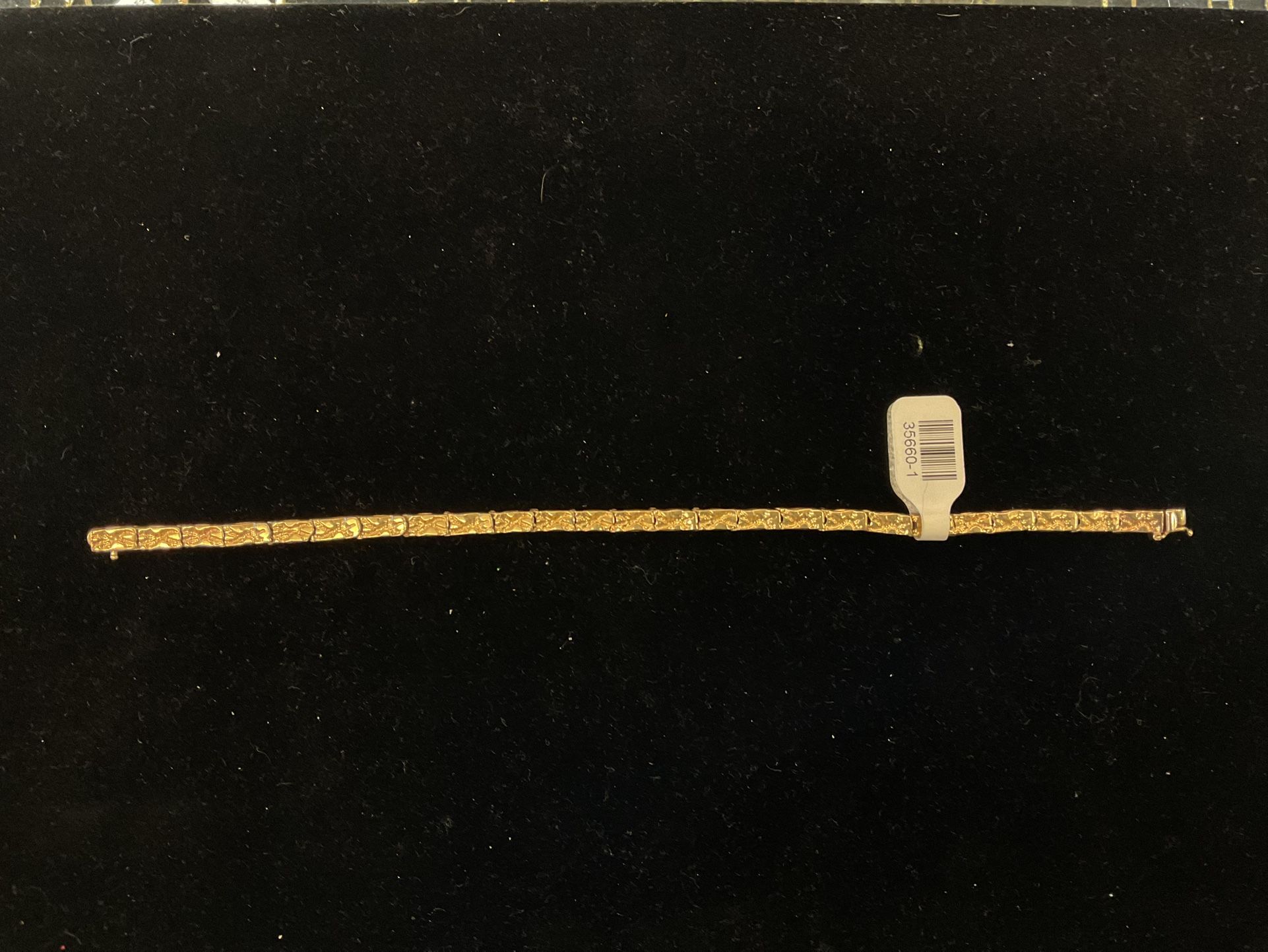 14KT Nugget Bracelet 35660-1
