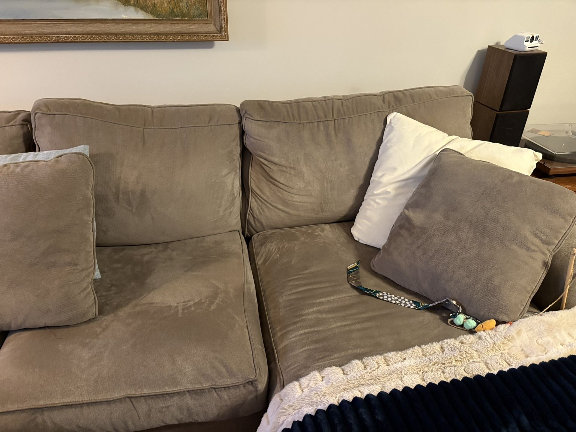 Large Grey Sectional Couch