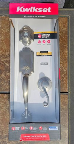 NEW! Kwikset Front Door Lockset w/ Deadbolt