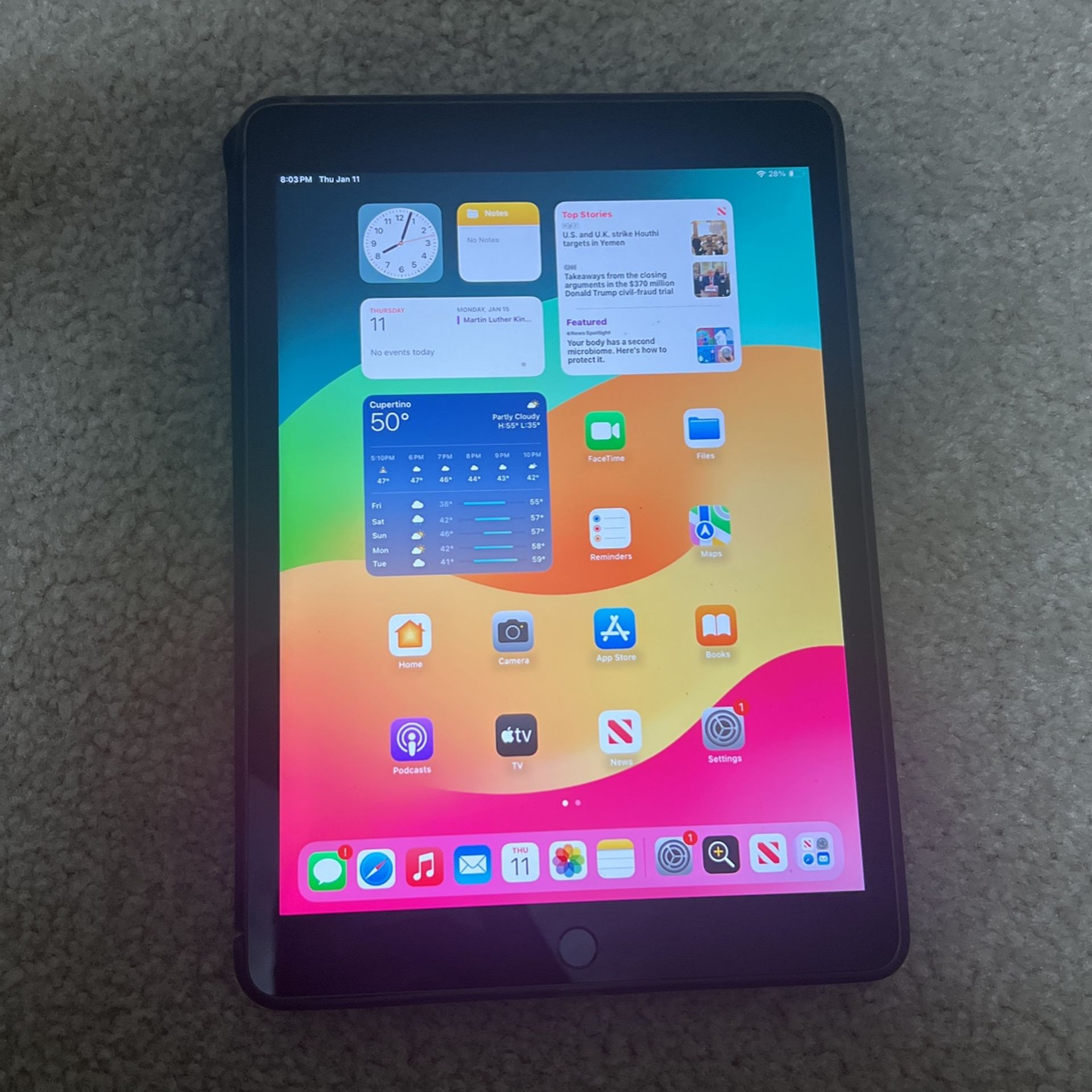 iPad 9th Gen 64gb WiFi Available