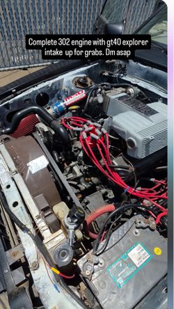 Mustang foxbody 302 engine fully running