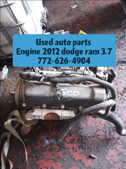Engine 2012 dodge ram 3.7