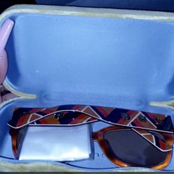 Red With Hints Of Color In Gucci Sunglasses  Hmu With Best Offer 