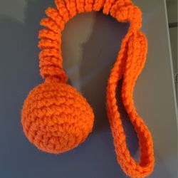 Hand Crocheted Pet Bouncy Toys With Jingle Bells Inside