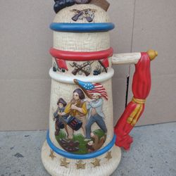 Vintage 14" American Revolution Giant Stein 