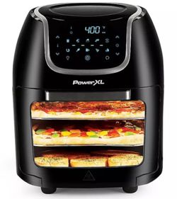 PowerXL Vortex Digital 10 Quart Air Fryer Pro 7-in-1 Healthy Cooking Slate
