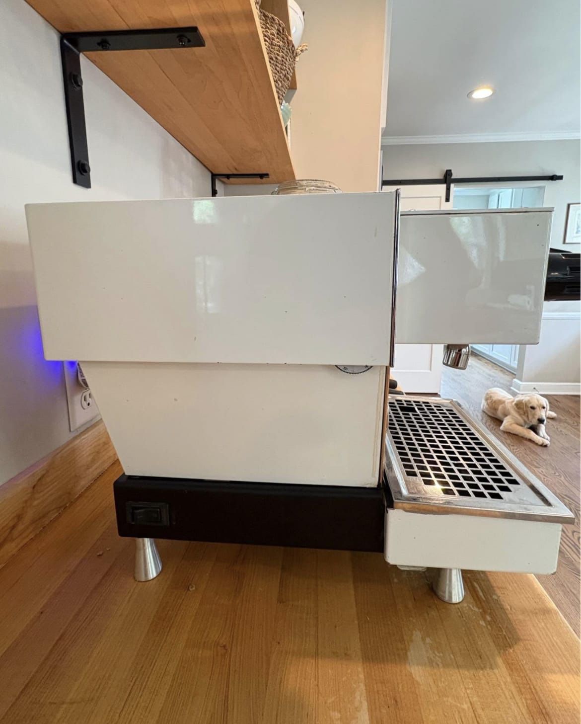 La marzocco linea mini espresso machine white