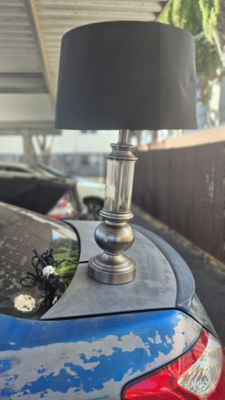 Brass and Glass Lamp