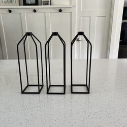 Candle Holder Metal x 3