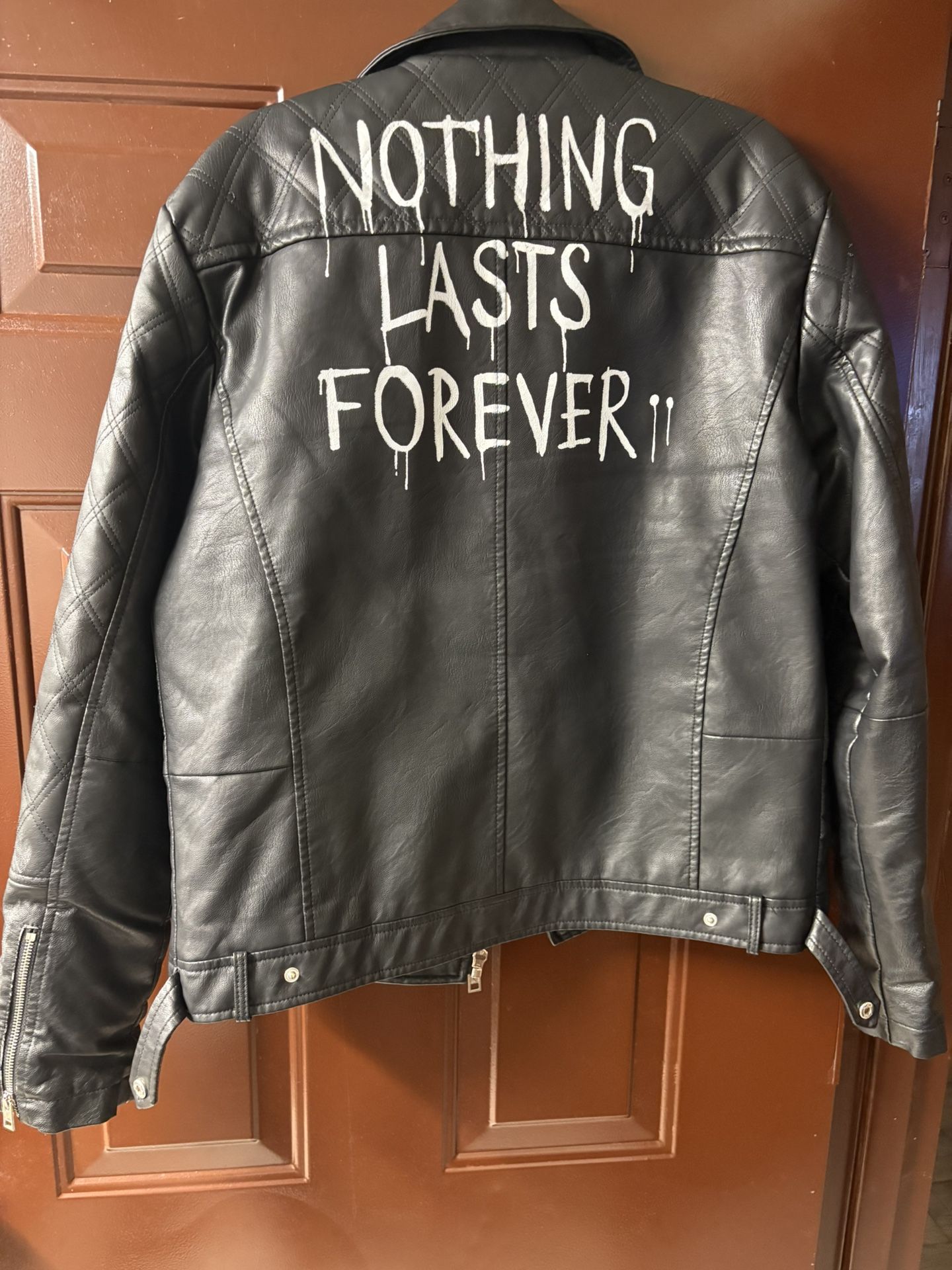 ¡Solid - Nothing Lasts Forever Leather Jacket