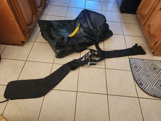 Bauer Hockey Bag w/ Rollers and Extendable Handle & CCM Stick Bag