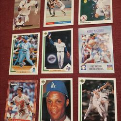 BASEBALL GREATS CARDS 