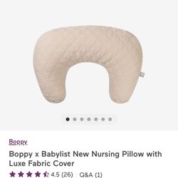 Boppy Luxe Nursing Pillow Oatmeal 