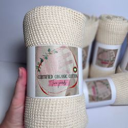 Certified Organic Cotton Fabric 60” Wide, Two - Yards 