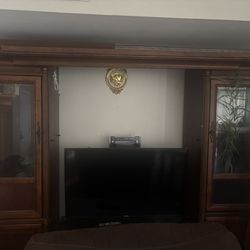 Wooden Entertainment Cabinet