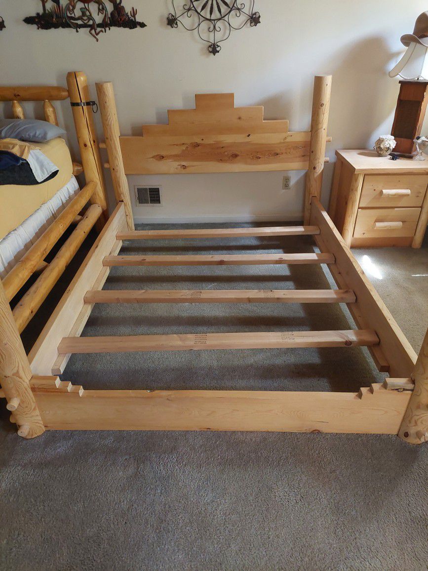 Queen Wooden bed frame
