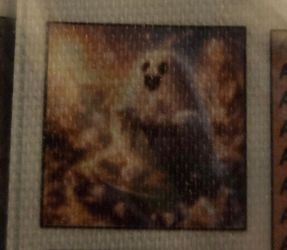 Ghost in cocoa diamond art