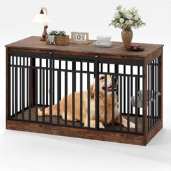 large indoor/outdoor dog crate/kennel