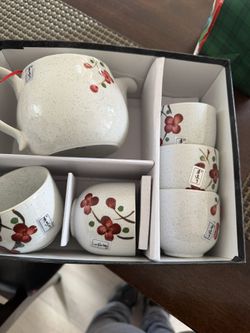 Ceramic Hand Painted Tea Set