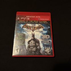 Batman Arkham Asylum Ps3 Game 