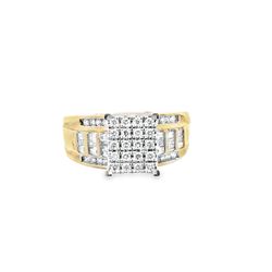 10K Cinderalla Style Diamond Ring with 0.5 CTW