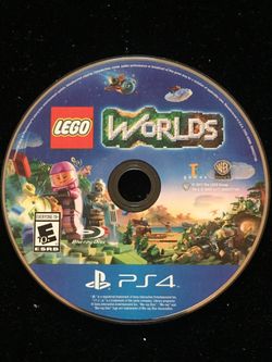 PlayStation 4 PS4 LEGO Worlds Game Disc (post Nintendo era)